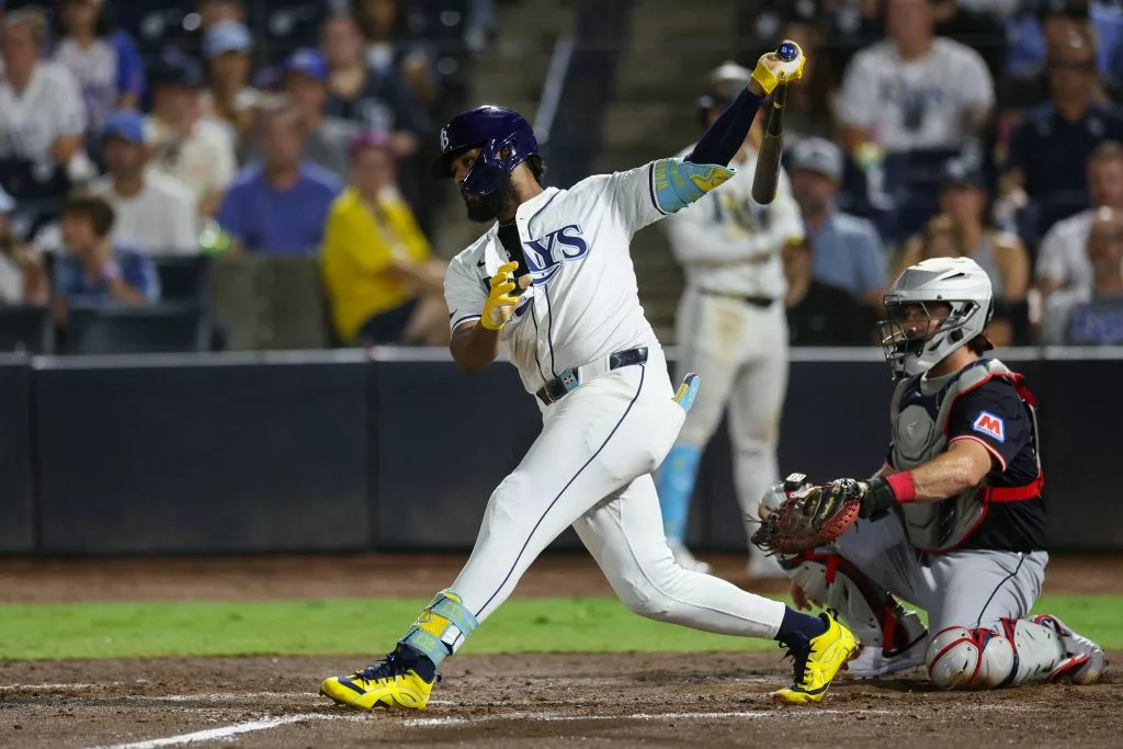 Junior Caminero looks to lead the Rays over the Guardians