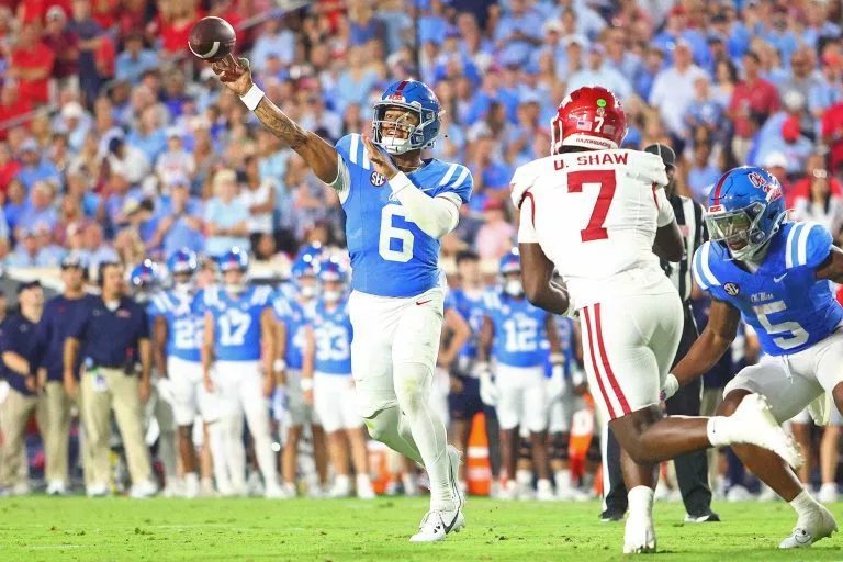 Trinidad Chambliss looks to lead the Rebels over the Tulane