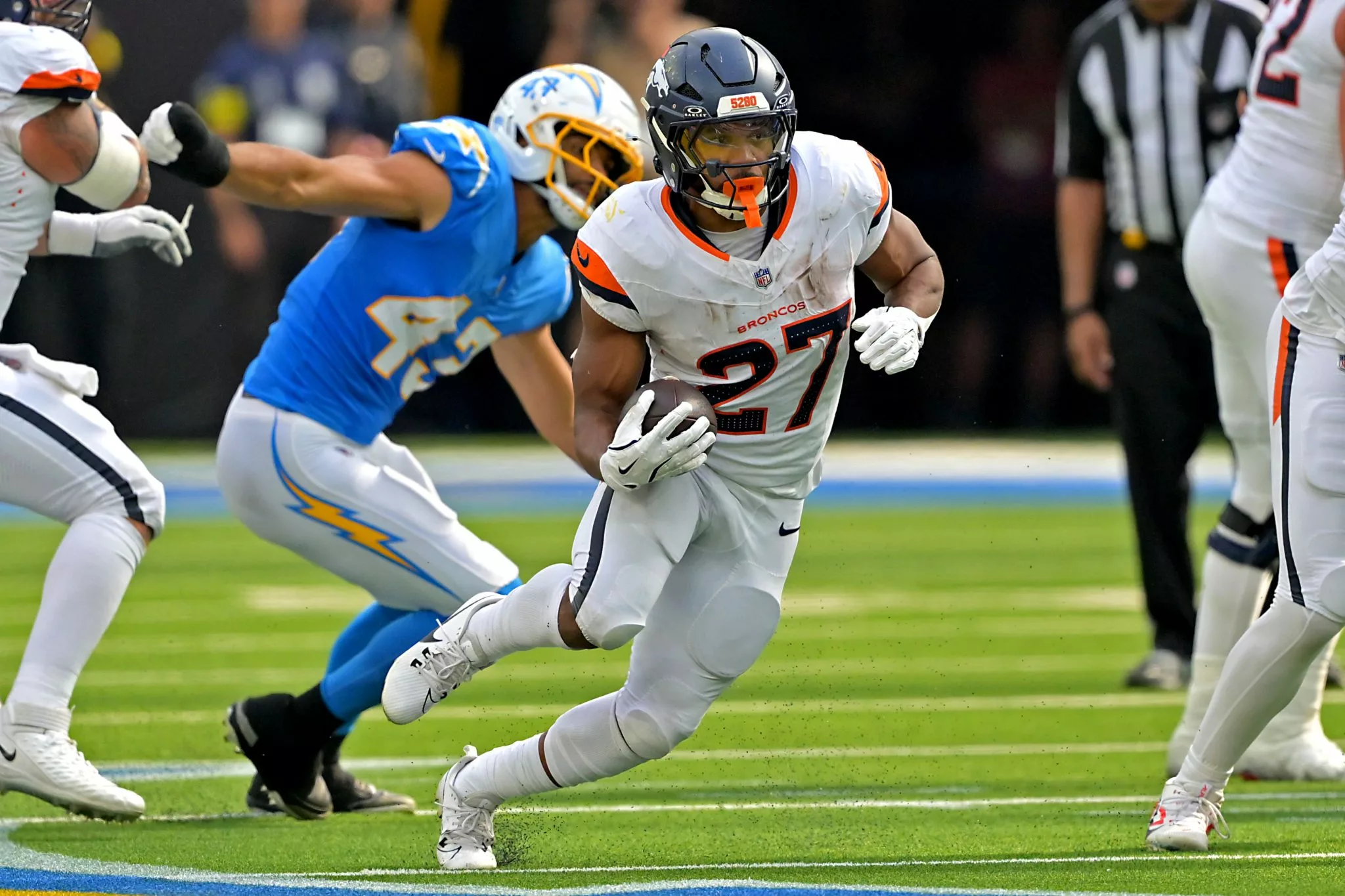 J.K. Dobbins looks to lead the Broncos over the Bengals