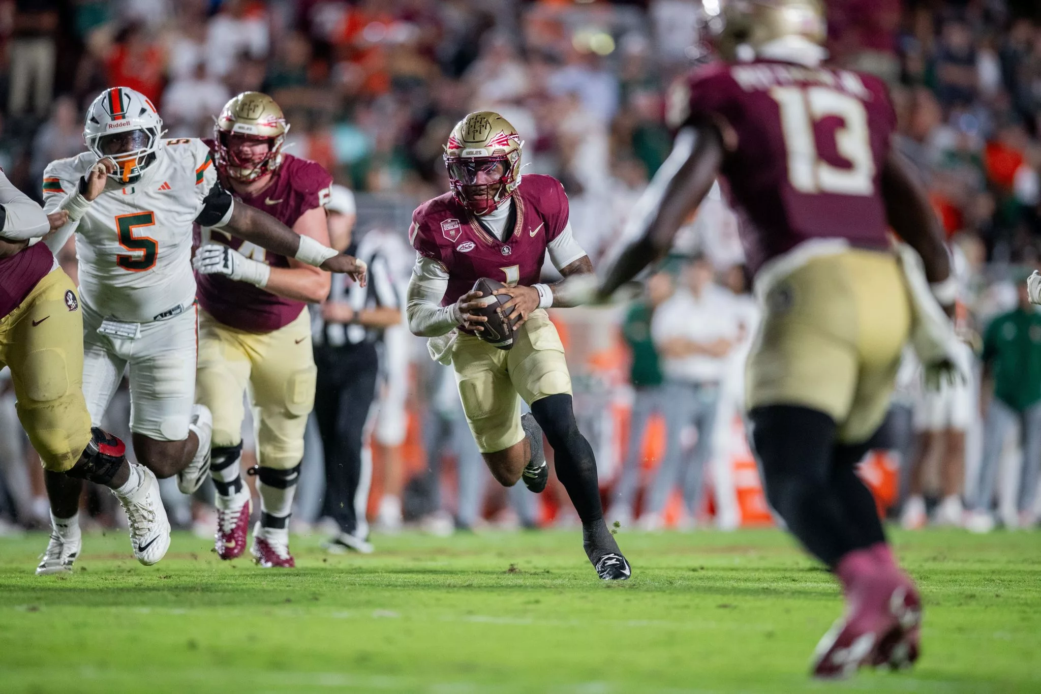 Tommy Castellanos looks to lead the Seminoles over the Panthers