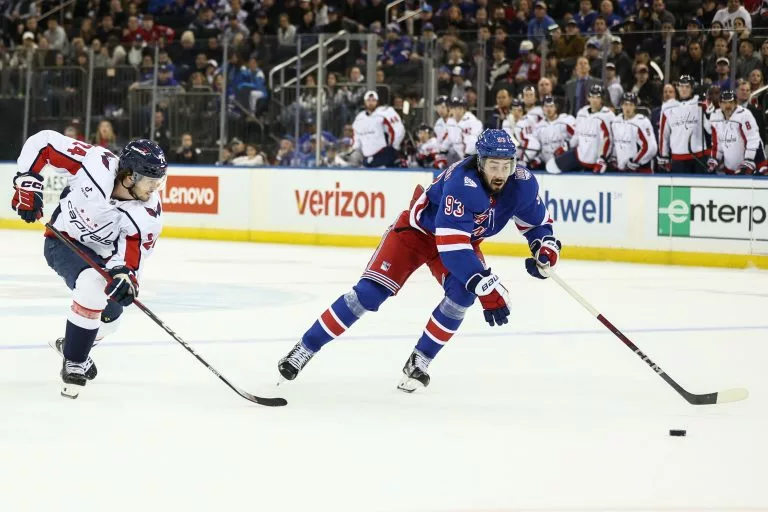 Mika Zibanejad looks to lead the Rangers over the Wild