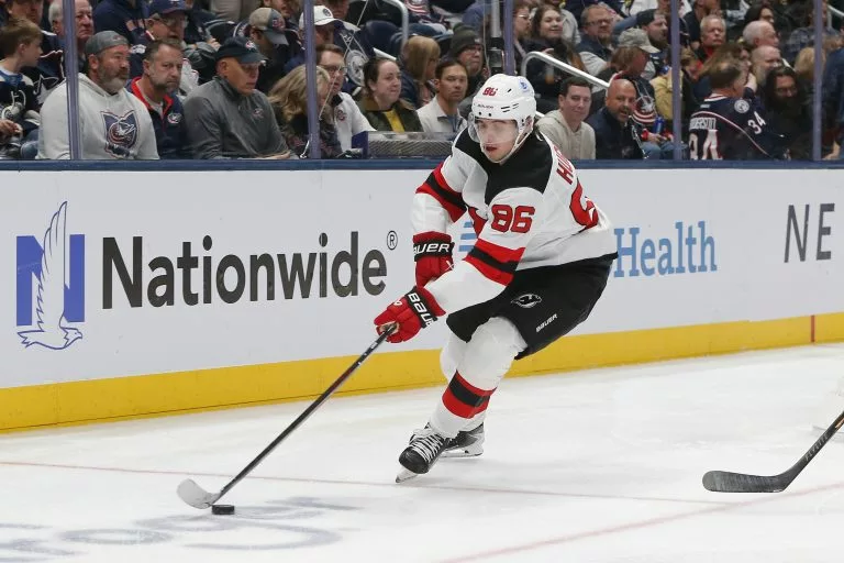 Jack Hughes looks to lead the Devils over the Oilers