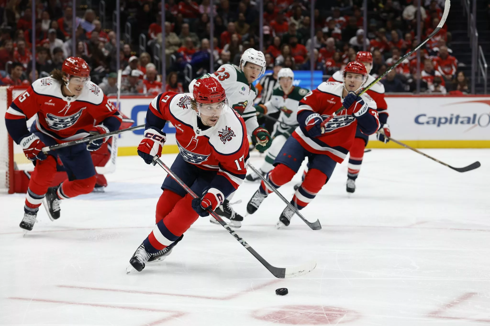 Dylan Strome looks to lead the Capitals over the Senators