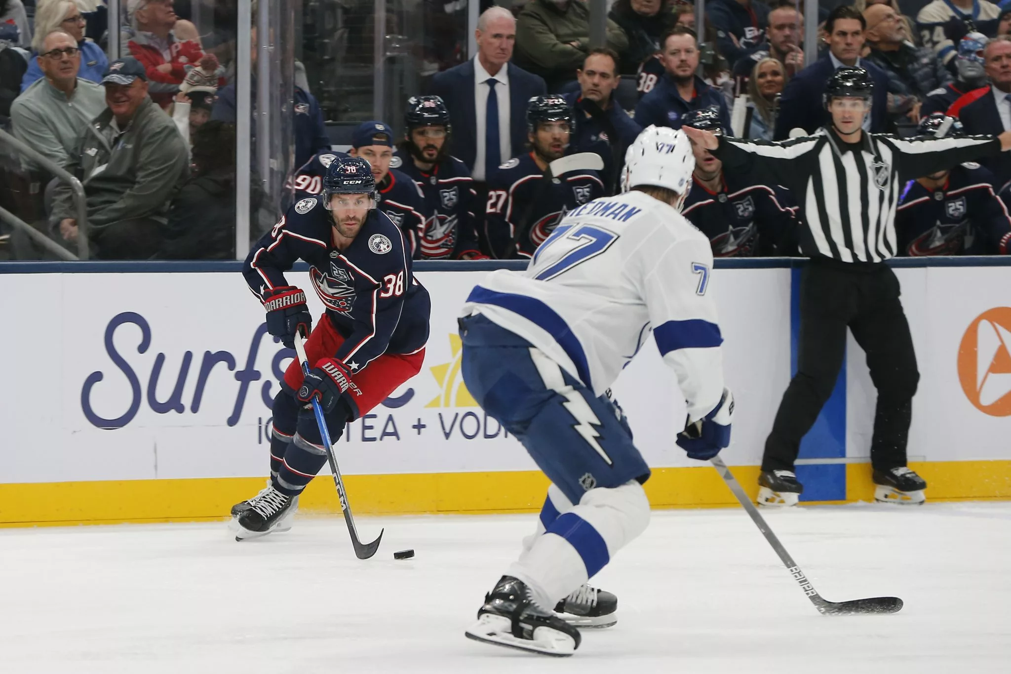 Boone Jenner looks to lead the Blue Jackets over the Capitals