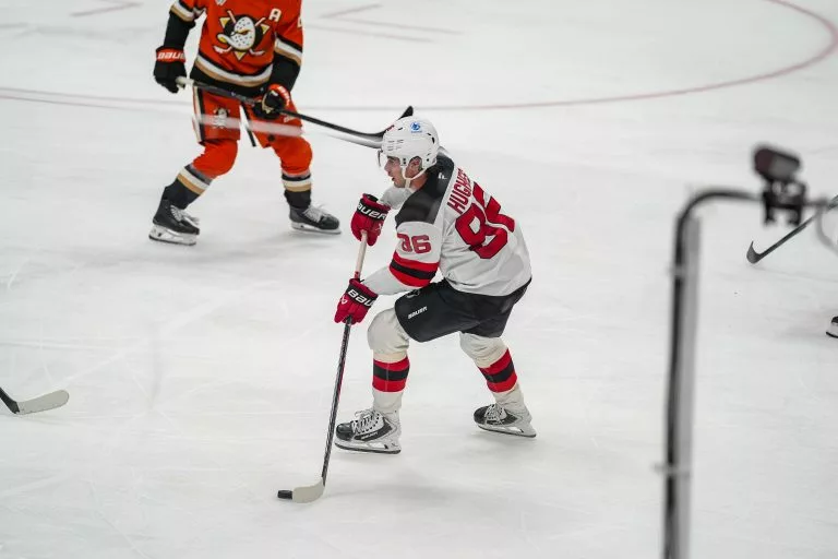 Jack Hughes looks to lead the Devils over the Penguins
