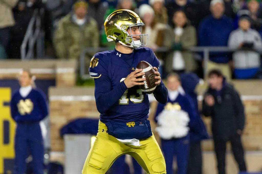 CJ Carr looks to lead the Irish over the Orange