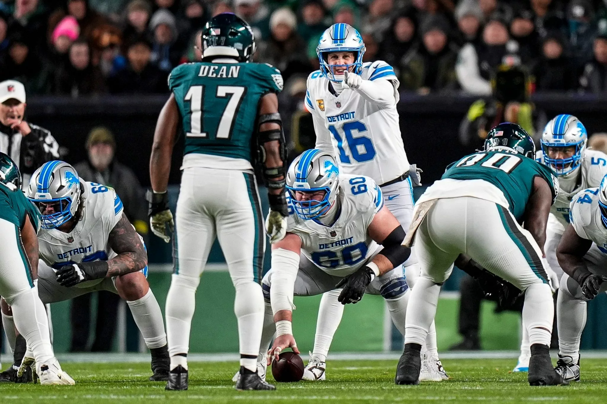Jared Goff looks to lead the Lions over the Giants