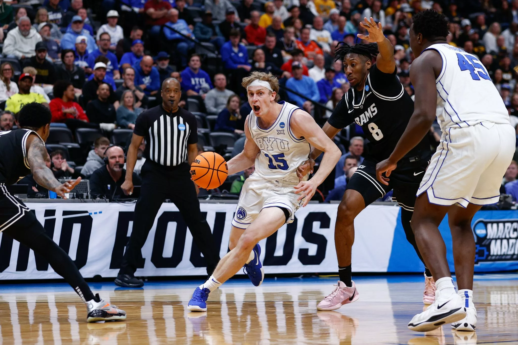 Michael Belle looks to lead the Rams over the Lobos