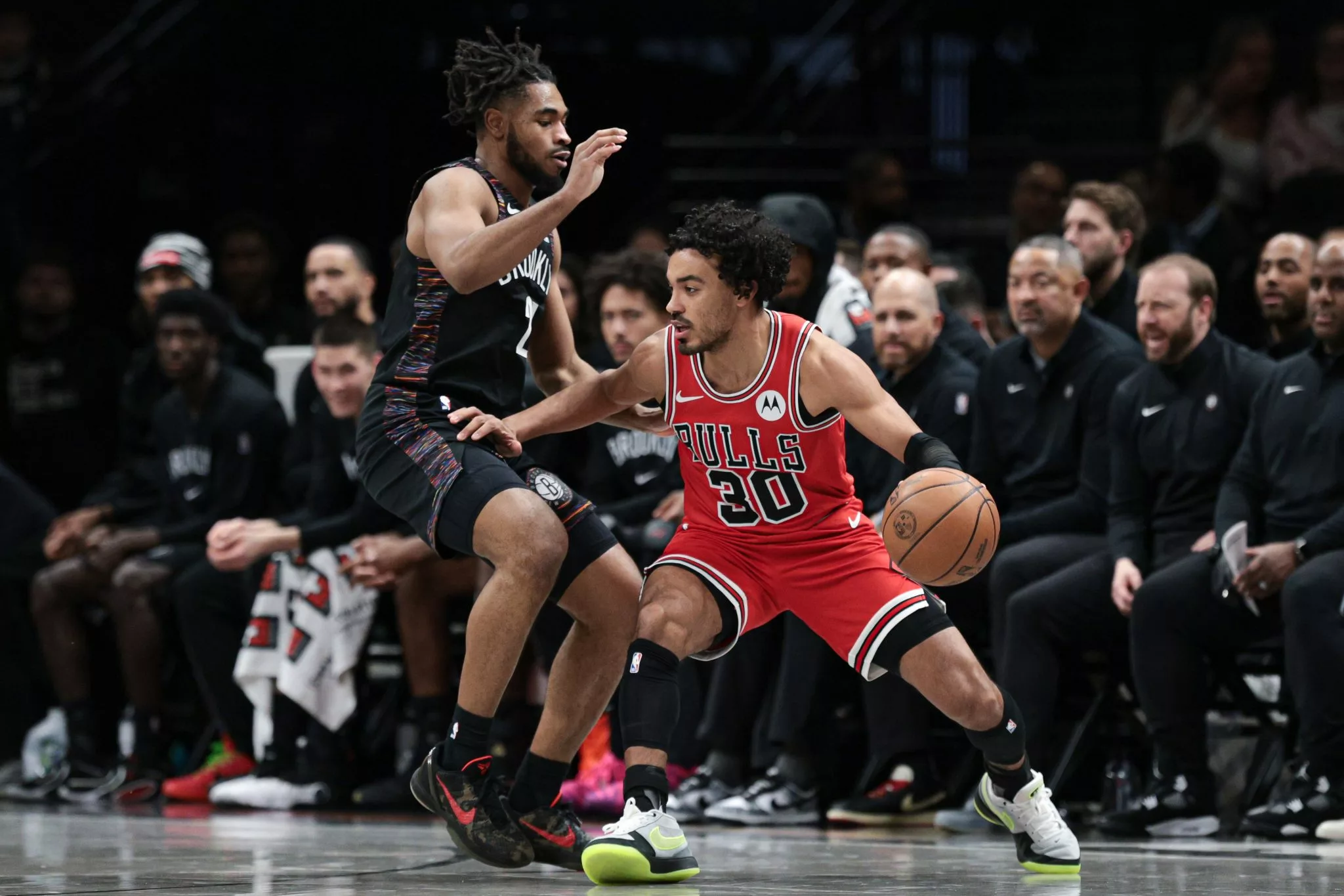 Tre Jones looks to lead the Bulls over the Nets
